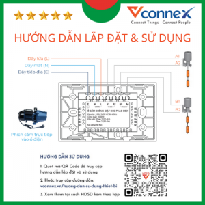Hướng dẫn lắp đặt và sử dụng van phao điện Vconnex