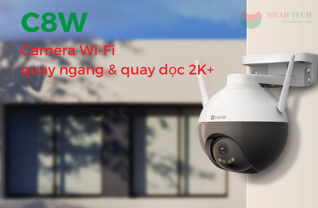 Camera wifi ngoài nhà quay quét 360 Ezviz C8W 4MP