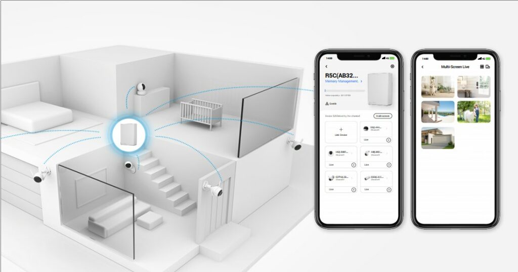 Ezviz NAS R5C giúp lưu trữ dự phòng hệ thống camera an ninh