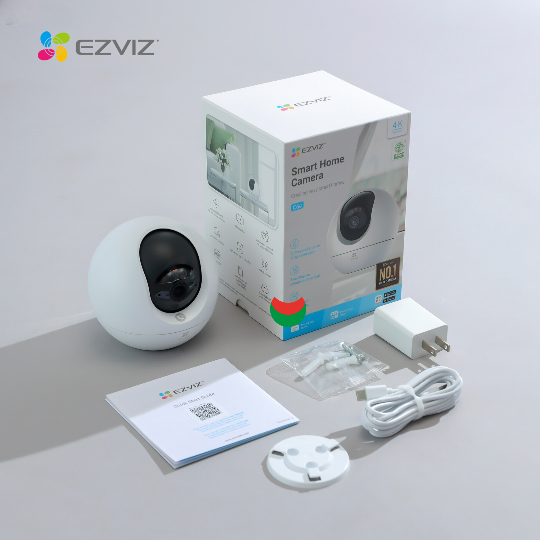 Unbox-Camera-Wifi-Ezviz-C6c-4K