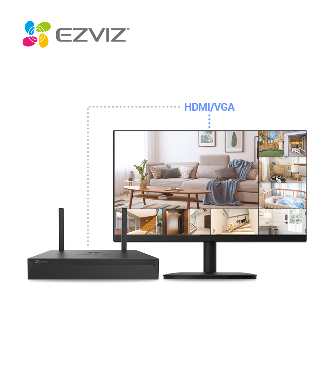 Dau-ghi-hinh-camera-Wireless-NVR-Ezviz-X5s-3