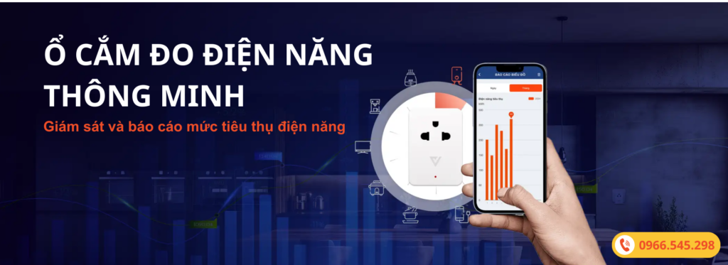 Ổ cắm đo điện năng thông minh Vconnex- Cover