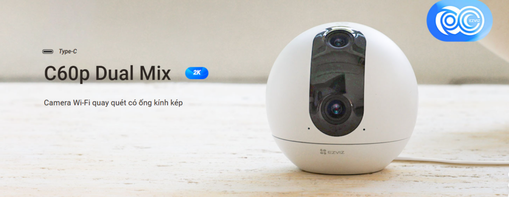 Camera mới nhất trong nhà 2025 - Ezviz C60P Dual Mix 2K Ezviz-C60p-Dual-Mix-2K-Cover
