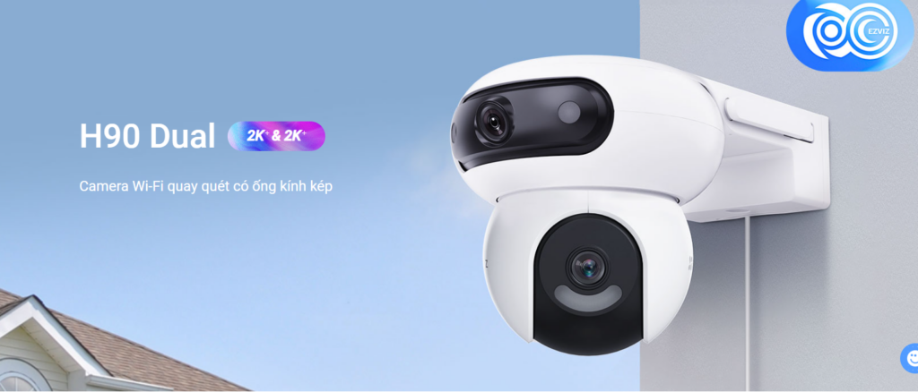 Camera mới nhất ngoài trời 2025 - Ezviz H90 Dual 2K+ & 2K+ H90-Dual-2K2K-Cover