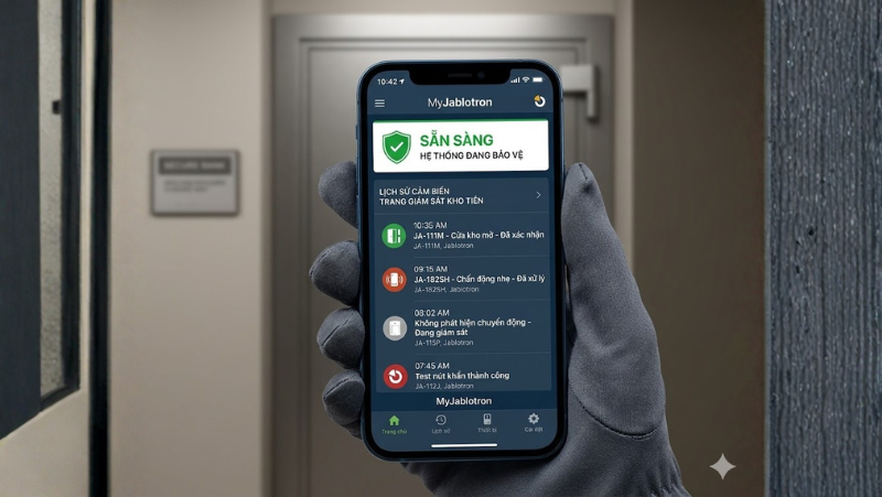 Kích hoạt hệ thống an ninh