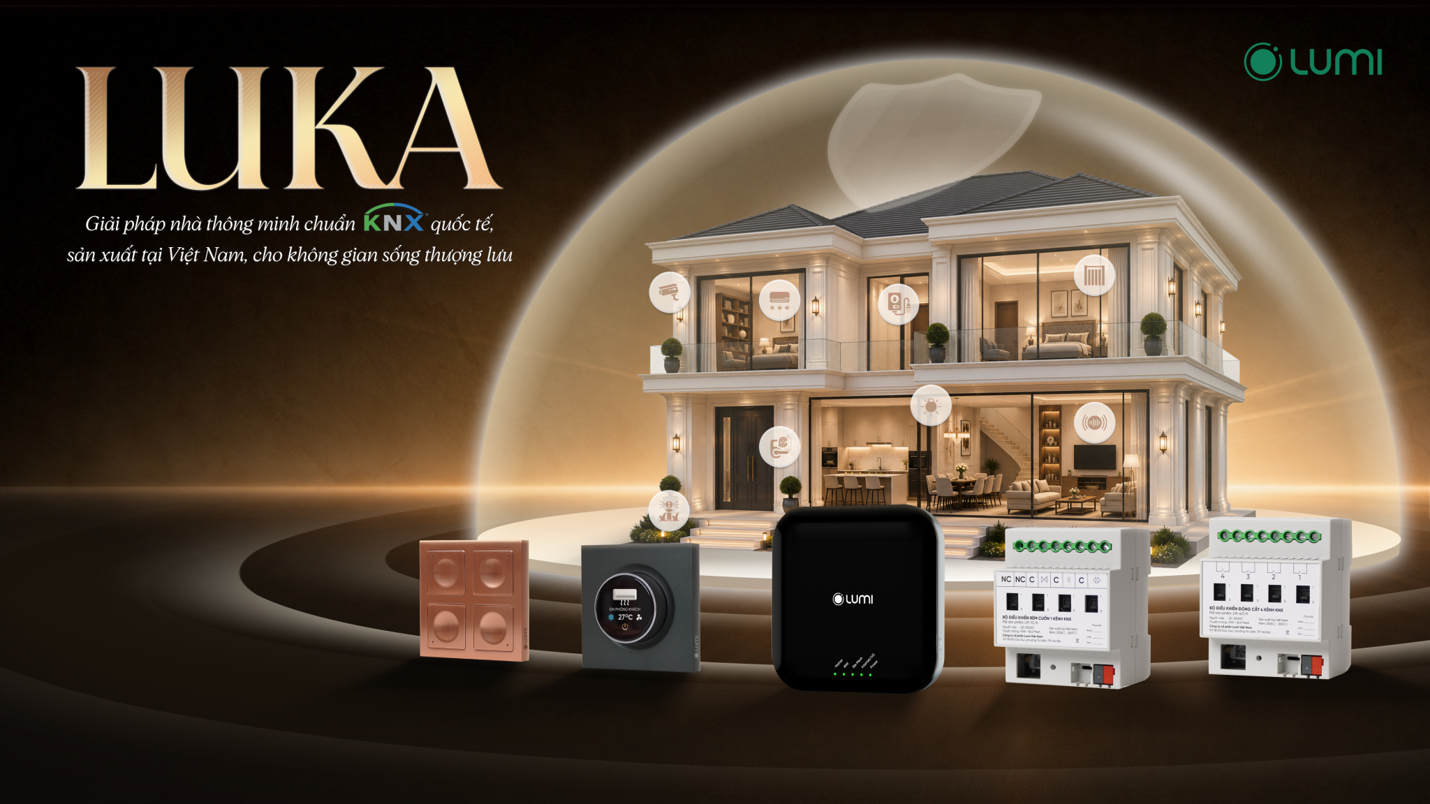 Luka – Giải pháp nhà thông minh chuẩn KNX quốc tế